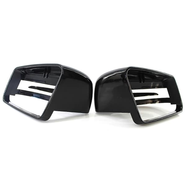 1 par sort spejldæksel til Benz E C-Klasse W212 W204 W221 2009-2013 Black