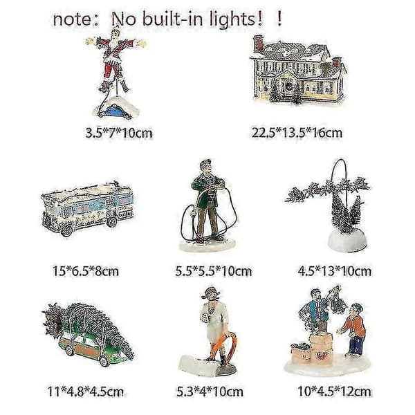 National Lampoon's Christmas Vacation Griswold julehus-pynt C
