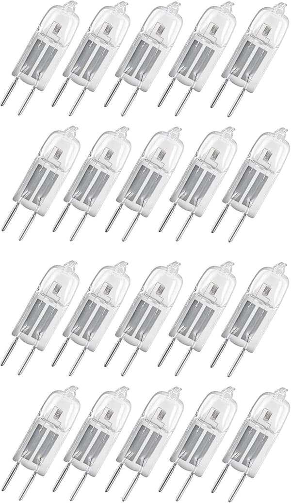 G4 Halogenlampor Varmvit 10W Stiftlampor (50-p 10W (50-Pack)