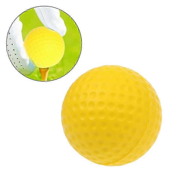 Gula mjuka golfbollar i skum för träningsövning Yellow