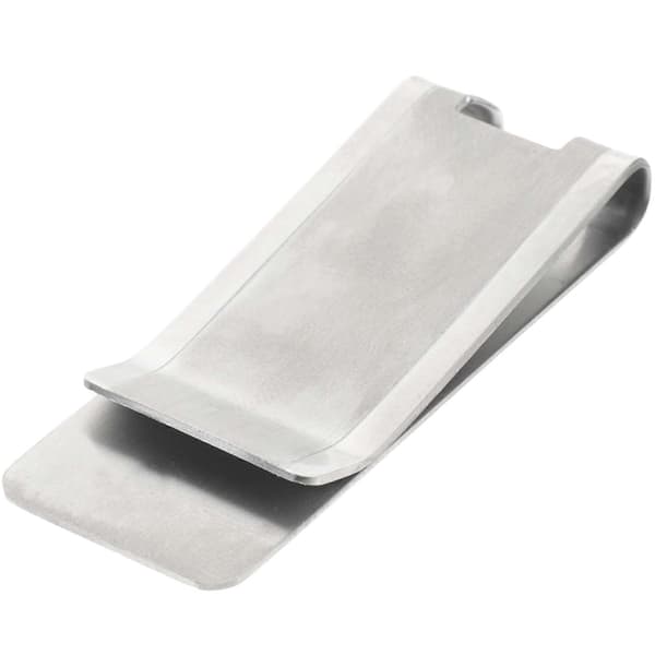 Sølv Pengeclips Titanium Slank Pengeclips til Kreditkortholder Silver 5.4X2.1cm