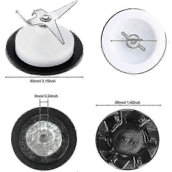 Blenderkobling og 4-bladssett for KitchenAid-erstatning