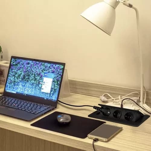 Built-in Socket / Desk Socket - Triple 1760