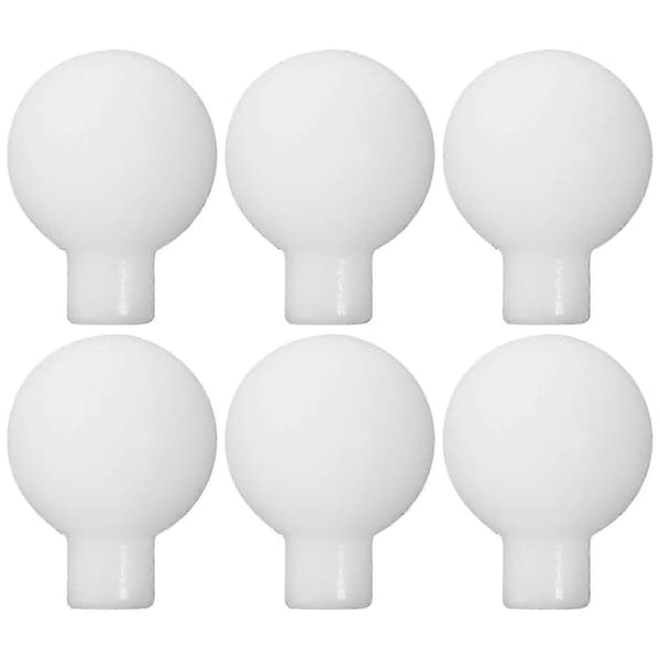 100 stk. globuskuler for eventyrlys, rund form, DIY-prosjekt White