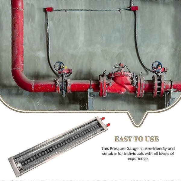 Differensialtrykkmåler U-rørsmanometer for væskesystemer