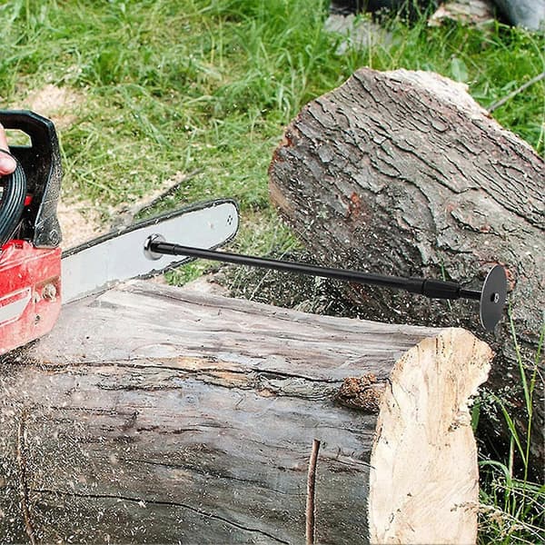 Justerbart magnetisk vedmåleverktøy for motorsagbruk