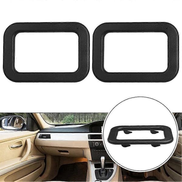 2 stk. dørhåndtaktrimmer for bilinteriør til E30 E24 E23 E28 Z1 635Csi M6 51211876043 Black
