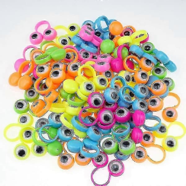 50x Googly Eye Fingerdockor Ringar Partyfavörer för barn
