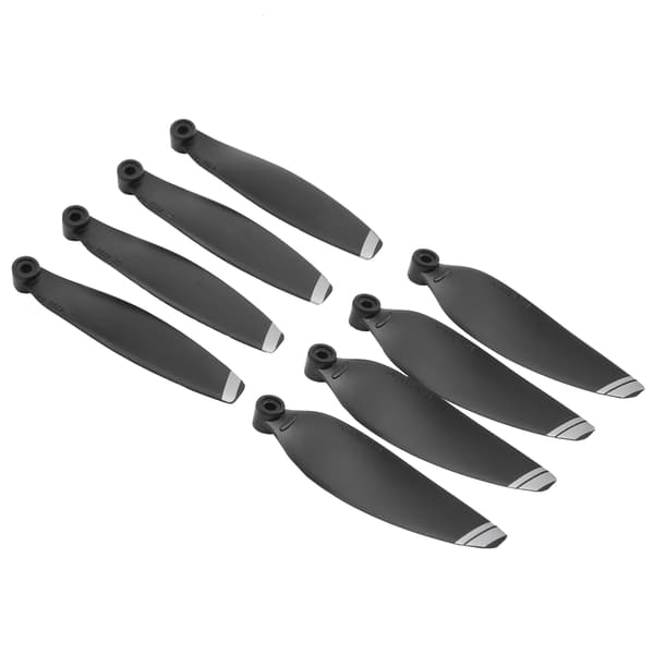 [14]2 par propeller erstatning reservedel dronetilbehør passer for DJI Mavic Mini 2 (sølvfarget kant)