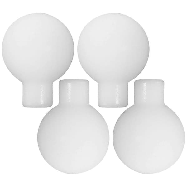 100 stk. globuskuler for eventyrlys, rund form, DIY-prosjekt White