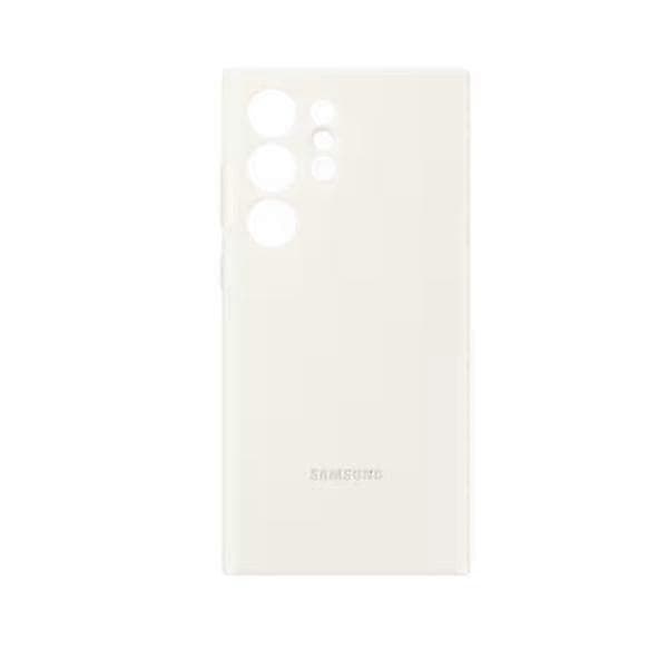 Galaxy S23 Ultra Silikondeksel Snow White