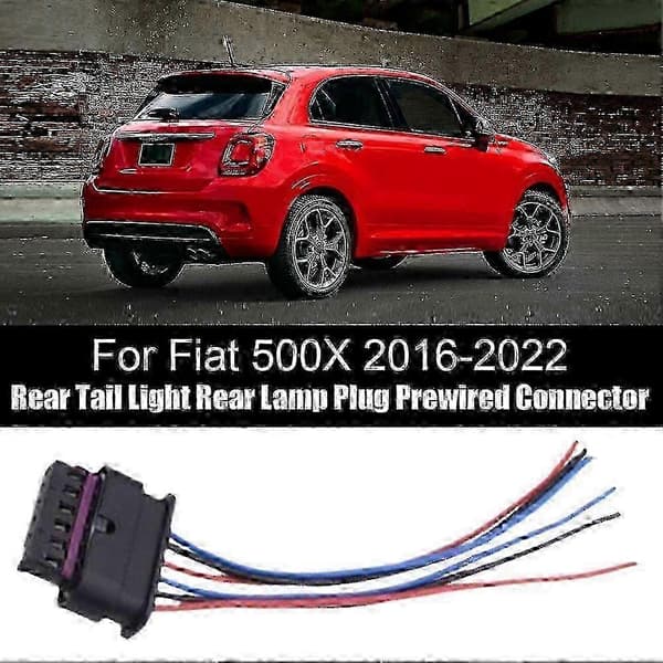 Forudkablet 6-bens baglygteforbinder til Fiat 500X 2016-2022