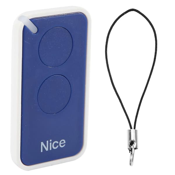 För NICE Universal Garagefjärrkontroll 433.92MHz 2-kanals rullande kod D Blue