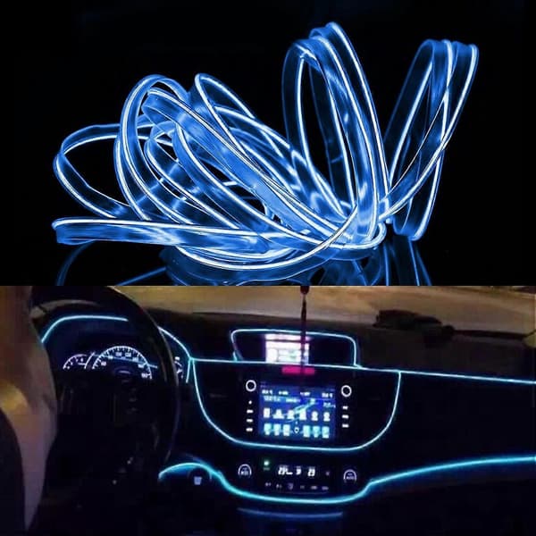 2M kaldt lys fleksibel LED-stripe for bildekorasjon Green Light