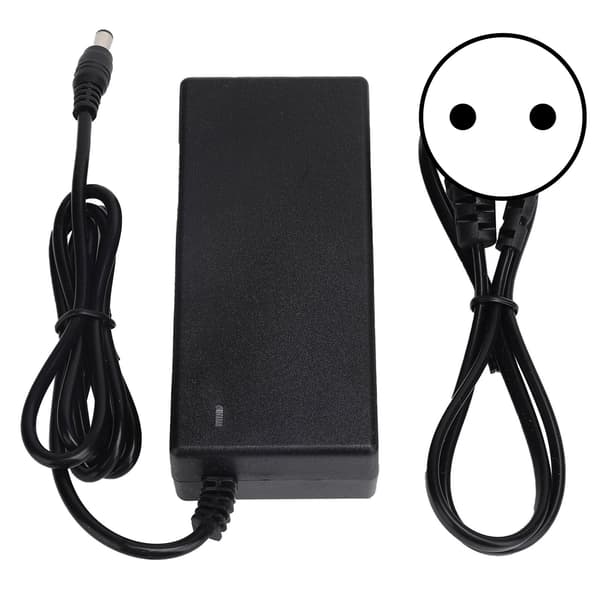 42V 2A Strømadapter DC 5,5 mm Mannplugg til 36V Litiumionbatteri AC 100–240V 50/60Hz EU-plugg