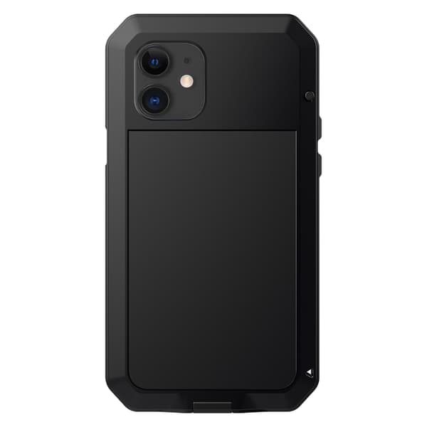 iPhone 12 Pro Max - 360-deksel i aluminium HEAVY DUTY Silver