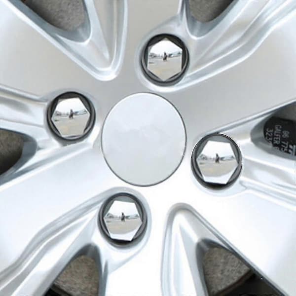 Deksel for bilfelger - Dekormutterplugger for Peugeot for Citroen - 16 stk