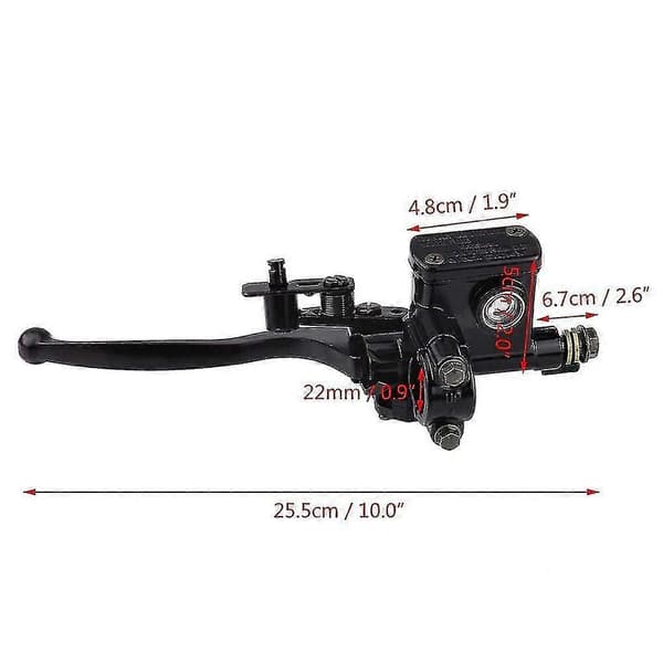 Venstre bremsepumpe foran for 50cc 110cc 150cc firehjuling 7/8\" spak