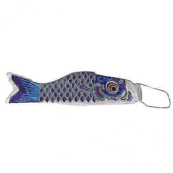 4x40cm Japansk Koinobori Karpe Drage Vindpose Blå