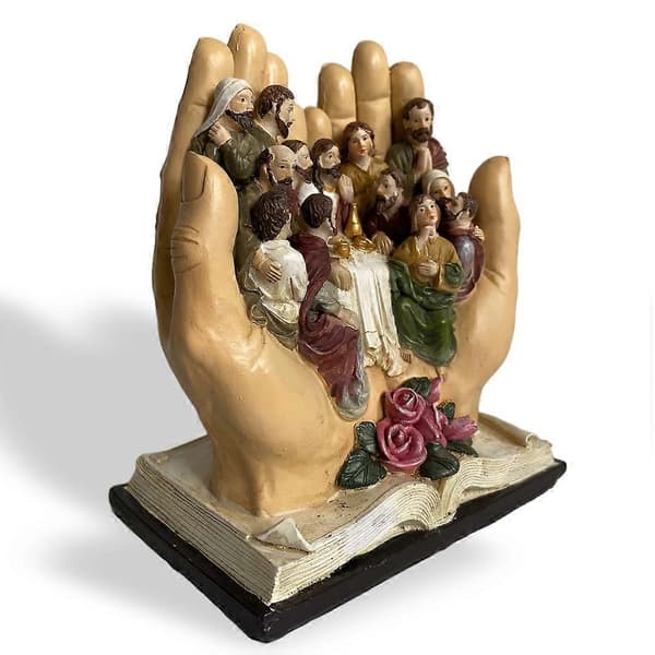 Bordsskulptur Midtpunkt Harpiks Statue Figur Dekoration Indflytningsgave