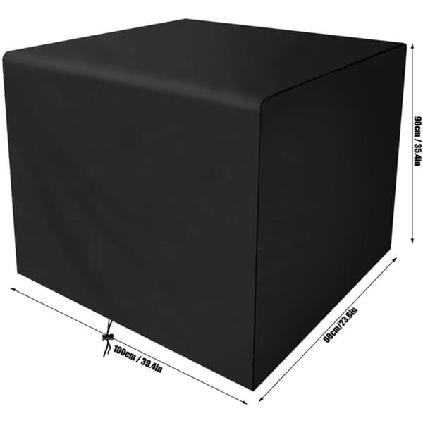 Dust Cover 100x60x90cm Rectangular Dust Sun Protection Weatherproof Breathable Tear-Resistant Garden Table Cover