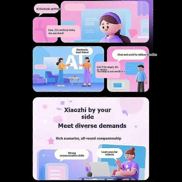 XiaoZhi Mini AI Robot Stemme Chatbot ESP32-S3 N16R8 Utviklingskort Åpen Kildekode Red