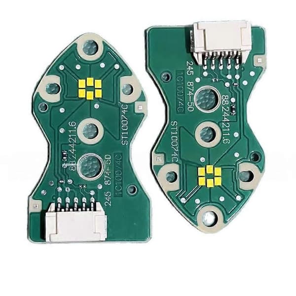 2 stk. LED-kørelys til front, chipkort, citrongul lyskilde til Tesla Model 3 Angel Eye Light PCB-kort Green