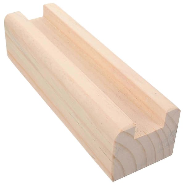 Stabilt stöd helkroppsspegel med träram 1 set Light Yellow
