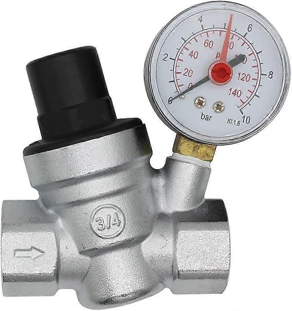 DN20 vanntrykksreduksjon 3/4 tomme vanntrykkregulator med manometer