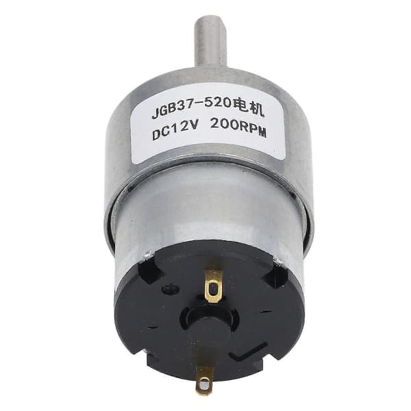 DC 12V girmotor med Hall-koder, 200RPM hastighetsreduksjonsmotor for robotutstyr