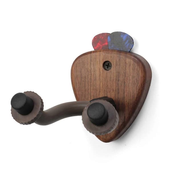 Väggmonterad gitarrhängare Krok Elgitarr Hals Hållare Stativ B 36 Beech wood