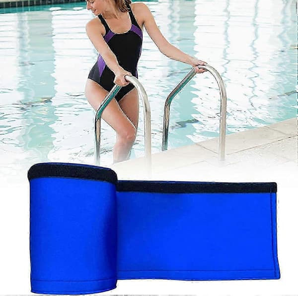 Räcke för poolramp för 1,2 m pooler med överdrag