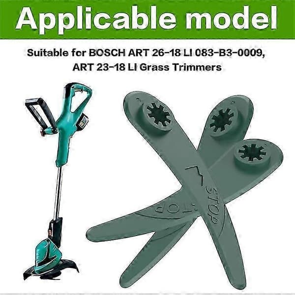 32 stk F016800372 erstatningsblader for Bosch ART 23-18 LI gresstrimmer og klipper MultiColor