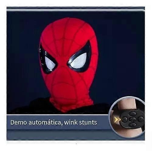 Spider-Man Mask med rörliga blinkande ögon