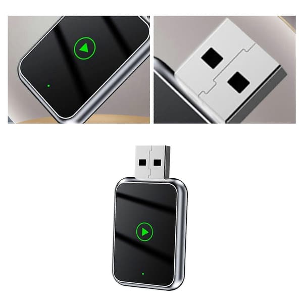 AIZEO Trådlös CarPlay-adapter Trådlös Plug and Play endast för IPHONE IOS (INFO9j