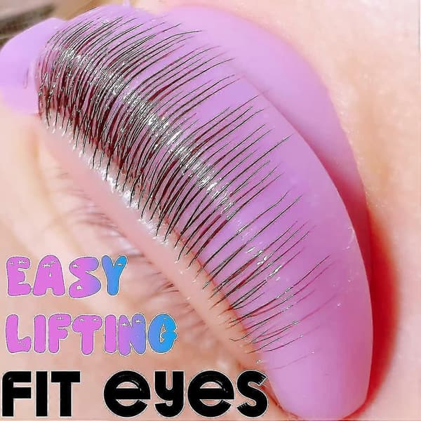 Vipper Løft Pad Skjold, DIY Øyenvippe Løft Pads, Mega L Curl Perm Rod Roller Med 5