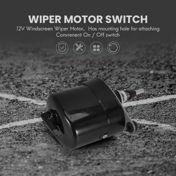 12V Universal Vindusviskermotor For Willys Traktor