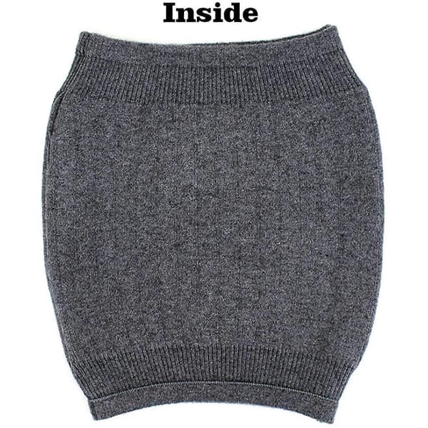 Cashmere Nyrevarmer Rygvarmer Elastisk Taljestøtte Black M