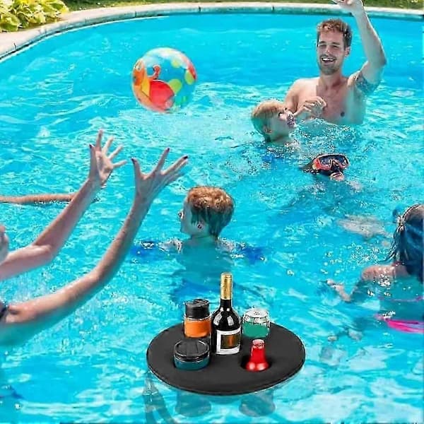 Flydende drikkeholder med 5 huller til pool, strand og boblebad