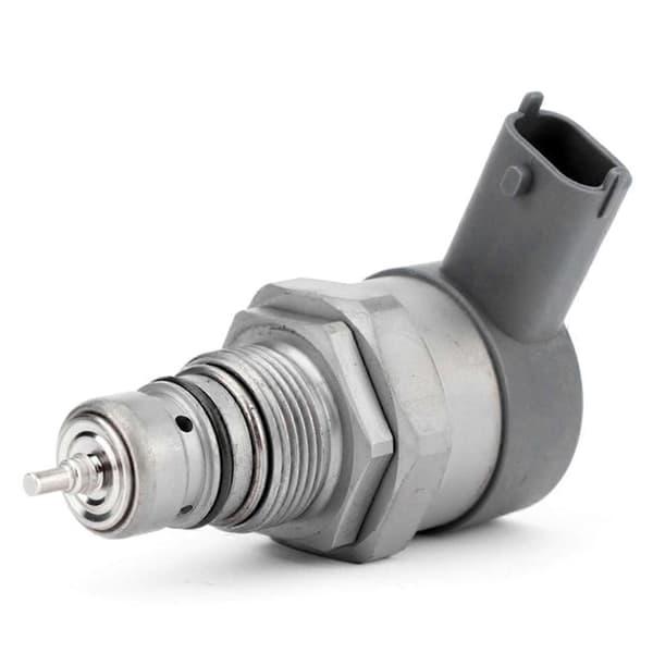 Common Rail Drivstofftrykksensor Regulator Kontrollventil Dobbel Reguleringsventil DRV 0281006032 for Iveco Silver & black