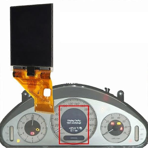 Bilmätare Kluster LCD-display Instrument Pixel Kompatibel med Mercedes Benz E-klass E320 E350 E500 E55 E63 W209 W211 W219
