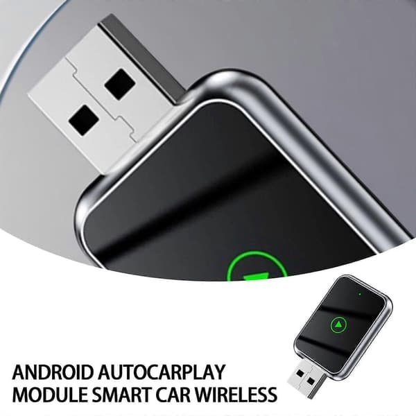 AIZEO trådløs CarPlay-adapter trådløs Plug and Play kun for IPHONE IOS (INFO9j