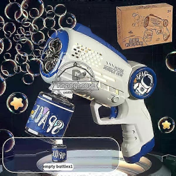 Astronaut Boblemaskine Raketkaster til Børn Sommerlegetøj ET0651 Blue