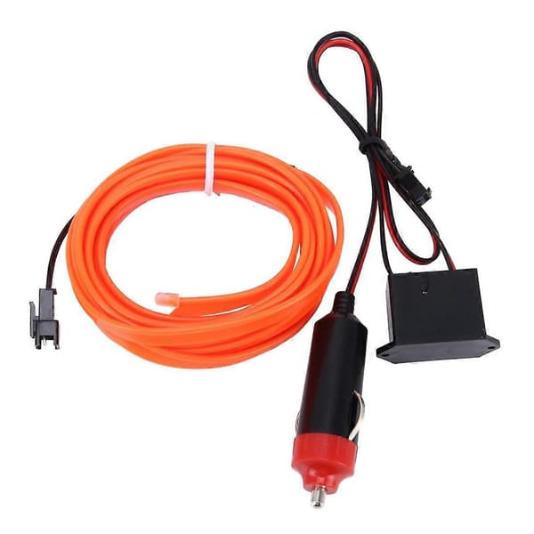 4m Koldt Lys Fleksibel LED Strip Lys Til Biludsmykning Orange Light