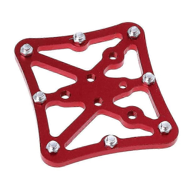 Sykkelmetall Clipless Sykkelpedaladapterplattform for SPD Black