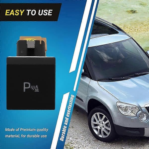 Parkeringshjelpsystem Radar Switch for passende modeller 2014-2018 BlackYellow