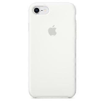 Hvit Apple silikondeksel for iPhone 7, 8 og SE2nd
