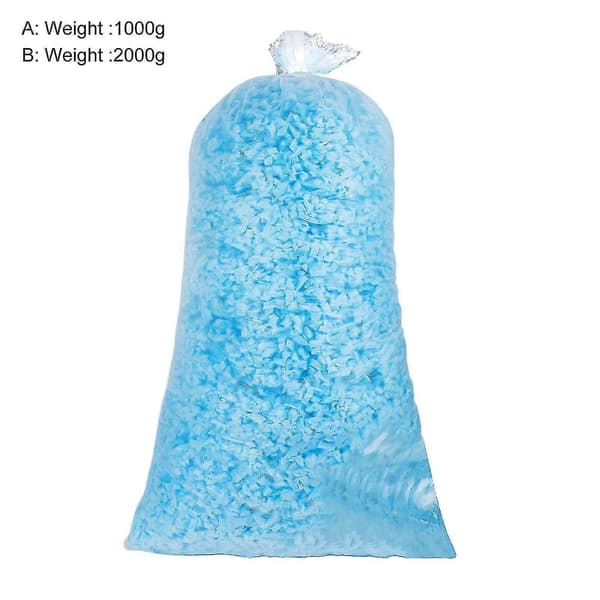 Andningsbart 1/2 kg memory foam-fyllning för sittsäckar och kuddar