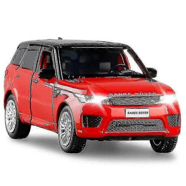 1:32 Range Rover Sport Simulation Legetøjsbil Model Legering Træk Tilbage Børnelegetøj Samling Gave Terrængående Køretøj A268 silver