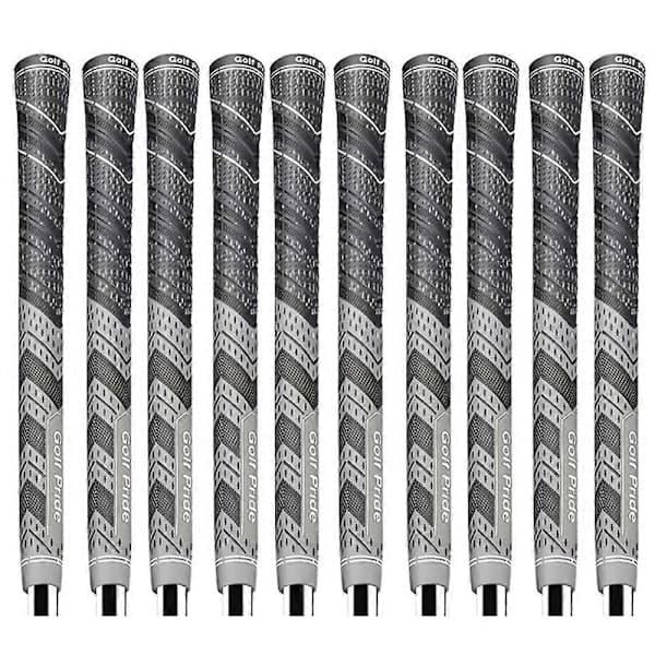 10 st Golf Pride MCC PLUS 4 Golfgrepp Standardstorlek Grey standard